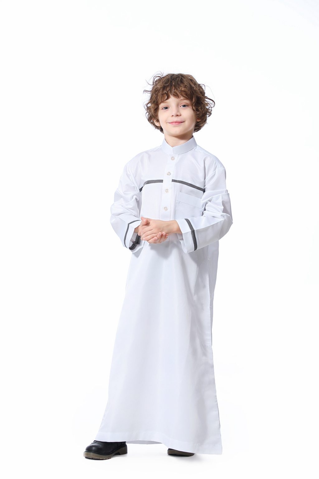 Kids Boy Kaftan Abaya Jubba Islamic Robes Muslim Clothing Islam 21007 ...