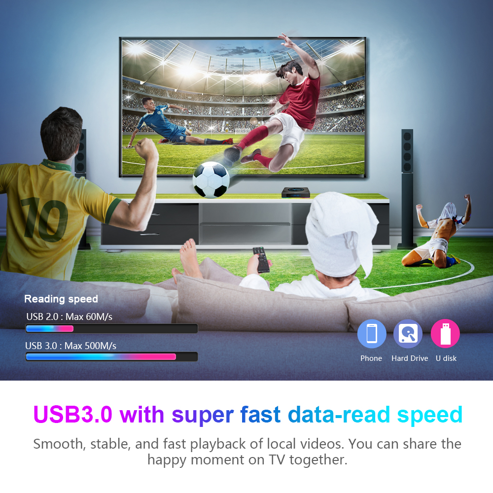 X96 X4 Amlogic S905X4 RGB Light TV Box Android 11 4GB 32GB 64GB Support AV1  8K Video Media Player Android 11.0 Dual Wifi