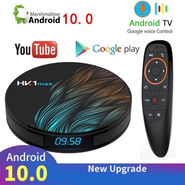 HK1 MAX Smart Android TV Box 10.0 RK3318 4GB RAM 64GB ROM: Elevate Your Home Entertainment Experience